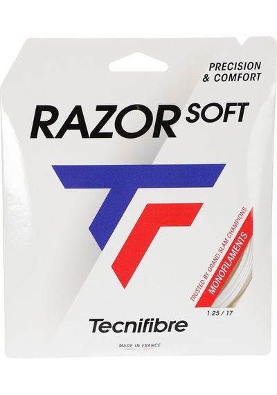 Tecnifibre Razor Soft 17/1.25 Beyaz Tekli Kordaj 04gras125w
