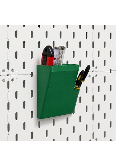 Pegboard Duvar Düzenleyici Organizer Seti Kalemlik, Çok Amaçlı Kutu, Mini Raf Ve Askılık Modüllü Modüler Duvar Organizasyon Sistemi Yeşil