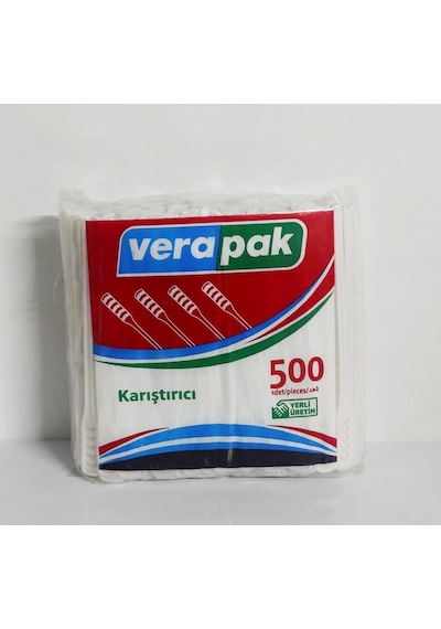 Plastik Karıştırıcı 500 Adet Maycup