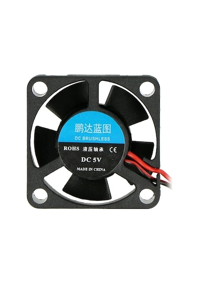 Alkatronik Dc 5V Fan 30X30Mm 3X3Cm 0,2A 1800 Rpm Raspberry Pi 3 Pi 2 Ras 3 B