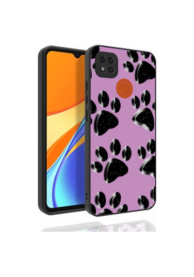 Xiaomi Redmi 9c Kılıf Desenli Kamera Korumalı Parlak Zore Nora Kapak NO3