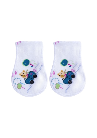 Sevi Bebe Premature Eldiven 531 Beyaz - Lacivert