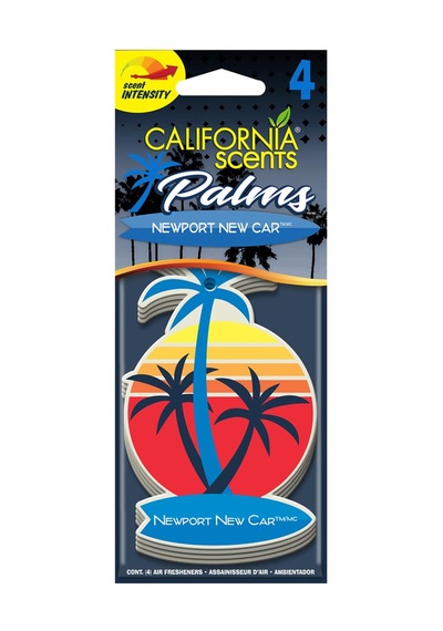 California Scents Palms Newport New Car Asma Koku 4'lü Set