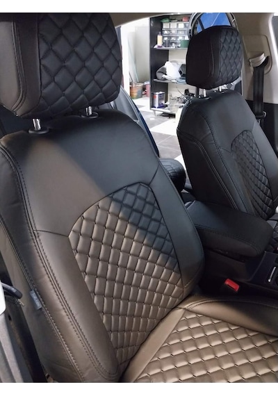 Volkswagen Passat B8 Araca Özel Deri Oto Koltuk Kılıfı 158172