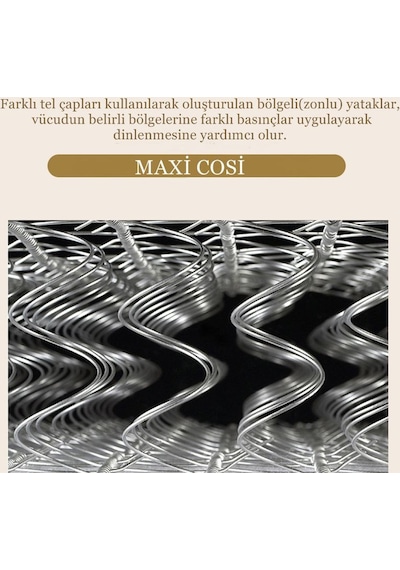 Maxi Cosi Gold 80 x 150 Soft Ortopedik Yaylı Yatak