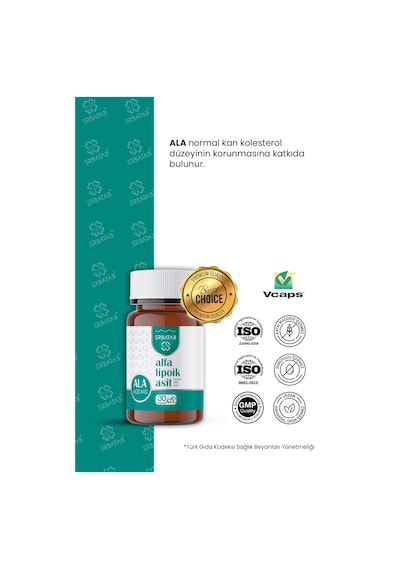 Alfa Lipoik Asit 600 Mg 30 Kapsül