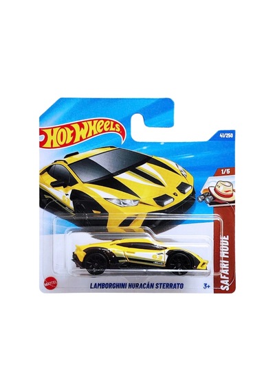 Hot Wheels Lamborghini Huracán Sterrato - Safari Mode Sarı 1/64 Diecast Model Araba Çok Renkli