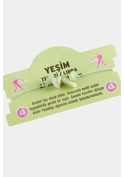 Kırık Doğaltaşlı İp Bileklik Çok Renkli
