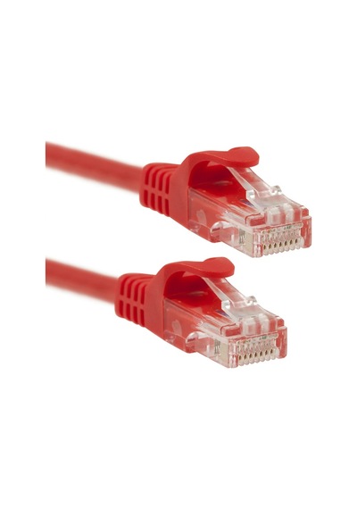 Cat6 Utp Patch Kablo 1 Mt Lszh Kırmızı