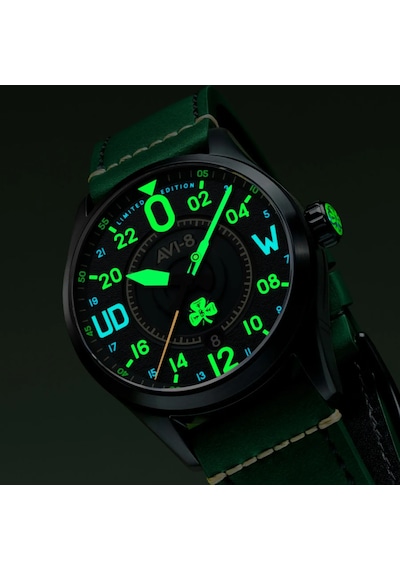 Avı-8 Spitfire Av-4154-01 Smith 24 Hour Paddy Limited Edition Otomatik Erkek Kol Saati Siyah