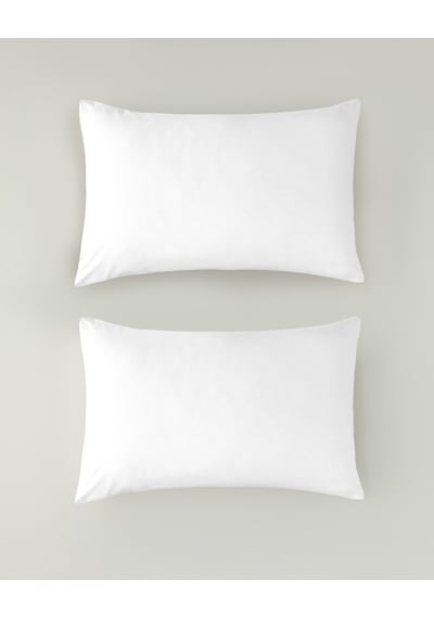 English Home Pure Pamuklu 2'li Yastık Kılıfı 50x70 Cm Beyaz Beyaz