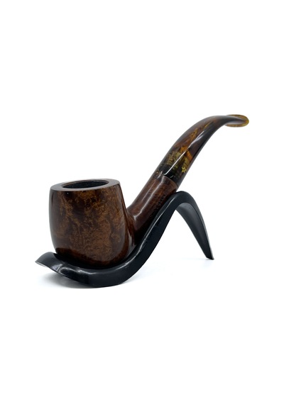 Şahin Sarı Yıldız Bent Apple 9 Mm Filtreli Ebonit Saplı Pipo X-160 237194
