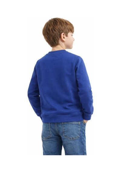 Baglan Erkek Çocuk Önü Baskılı Sweatshirt Bgl-st05238 İndigo