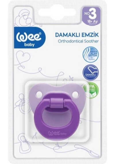 Wee Baby Renkli Damaklı Emzik No:3 Pembe