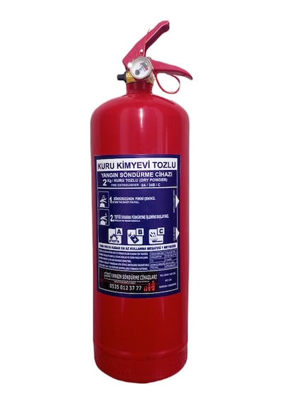 Abc Kuru Kimyevi Tozlu Yangın Söndürme Cihazı 2 KG