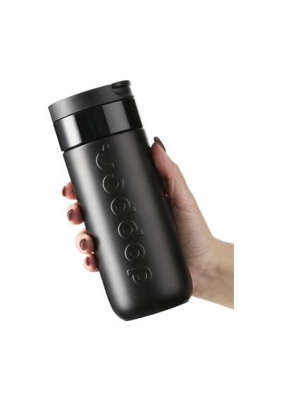Dopper Travel Mug Yalıtımlı Termos Bardak 400 Ml - Gece Siyahı Siyah
