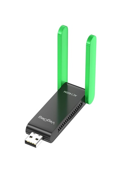 1400 Mbps 2.4ghz/5ghz Dual Band Gigabit Alıcı Verici Usb Wifi Adaptör