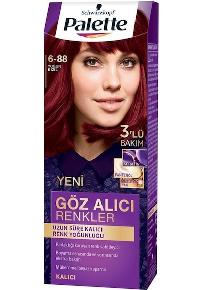 Palette Göz Alıcı Renkler 6 - 88 Yoğun Kızıl X 2 Adet