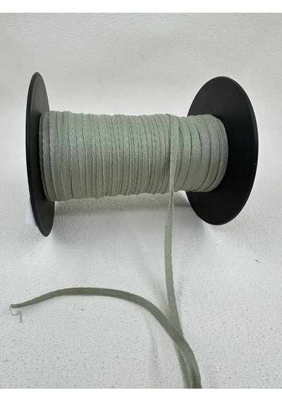 5 Mm Polyester Balıksırtı Şerit-5 Metre-yeşil
