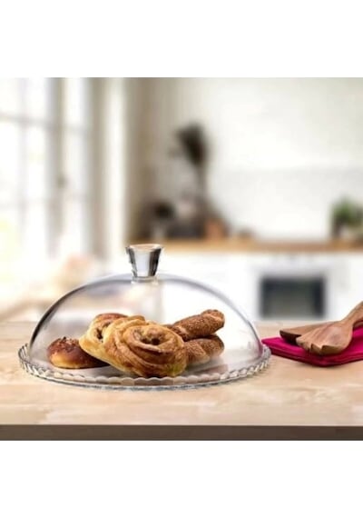 95198 Patisserie Kek Fanusu Cam Ayaksız