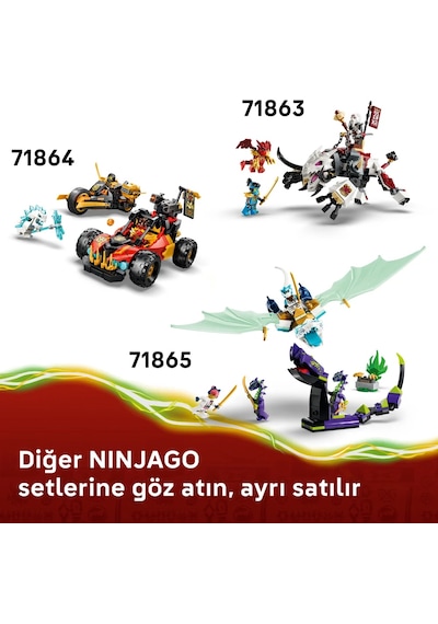 LEGO® NINJAGO® Lloyd’un Ejderha Robotu Savaş Paketi 71862 - 6 Yaş ve Üzeri için 3 Minifigür İçeren Oyuncak Yapım Seti (81 Parça)