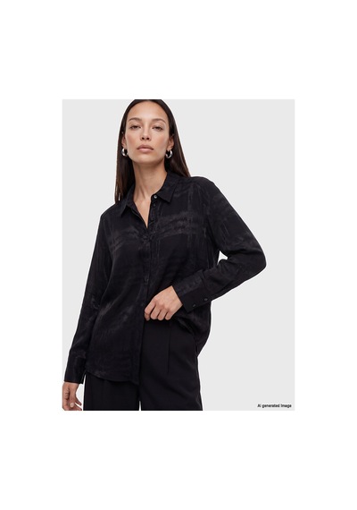 LC Waikiki Alıta Cıty Farkıyla Lcw Everyday Siyah Desenli Kadın Gömlek Siyah - 931519433 Siyah LC Waikiki Alıta Cıty Farkıyla Lcw Everyday Siyah Desenli Kadın Gömlek Siyah - 931519433 Siyah