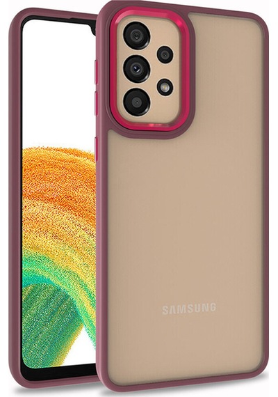 Galaxy A72 Uyumlu Arkası Şeffaf Parlak Kamera Kenarlı Silikon Kılıf