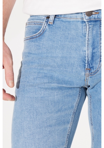 Lee Malone Skinny Fit Dar Kesim Düşük Bel Çok Dar Paça Mavi Erkek Esnek Jean Denim Kot Pantolon L736016404 Mavi