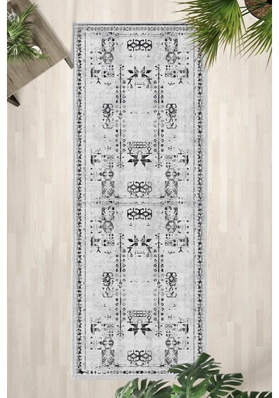 Yıkanabilir Yolluk 124 Gri