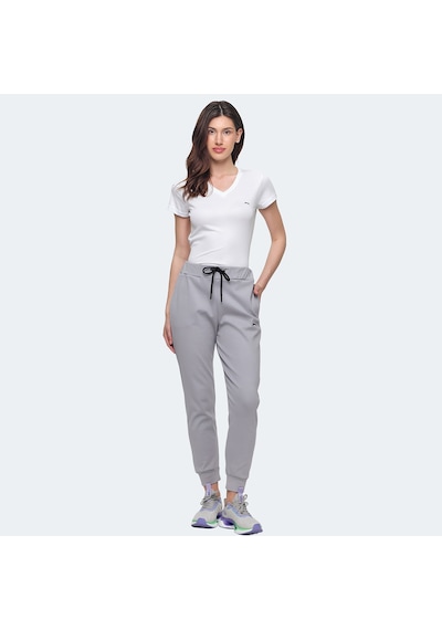 Slazenger VETERAN RBN Kadın Cepli Gri Eşofman Altı