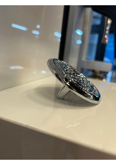 Poli Metal Kulp 32mm Krom Dolap Kapak Modern Çekmece Tv Ünite Mobilya Kulbu Komidin Şifonyer Gümüş Krom