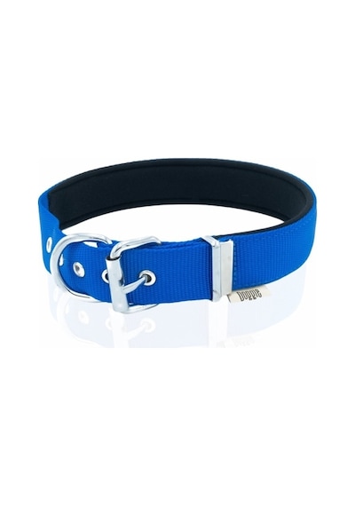 Doggie Konfor Dokuma Sade Boyun Tasması Royalblue 3 x 42-50 CM Mavi