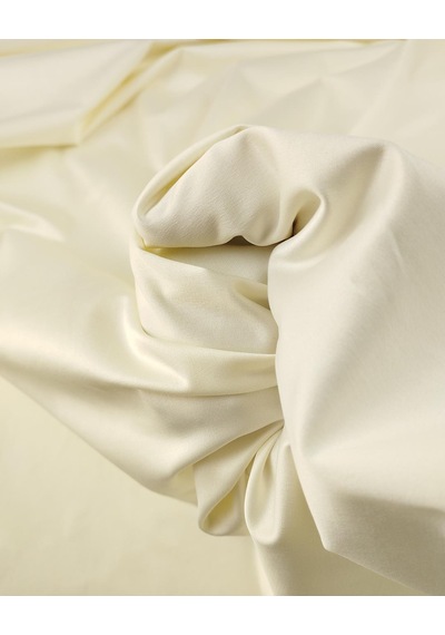 Krem Renkte Pamuk Saten Kumaş En: 140cm-11326