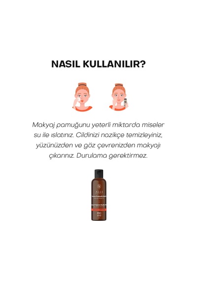 Alls Biocosmetics Organik Cicavera Prebiyotik Misel Su 50 Ml