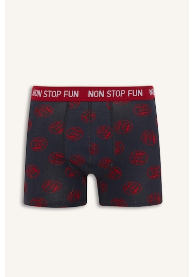 Defacto Regular Fıt Desenli 3'lü Boxer B4782AX24WN Sarı