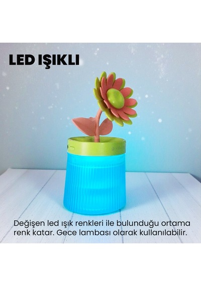 Upway Led Işıklı Hava Nemlendirici - Büyük Hazneli İki Modlu Buhar Makinesi