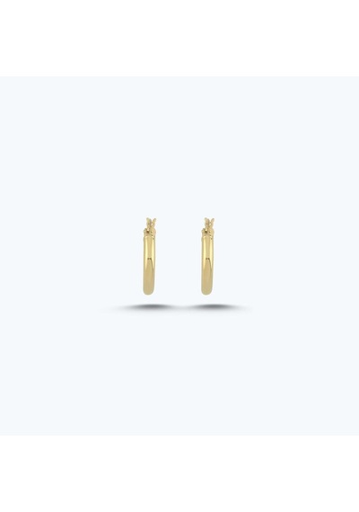Altınbaş Altın Halka Küpe Akp0250-y-25977-12mm Çok Renkli