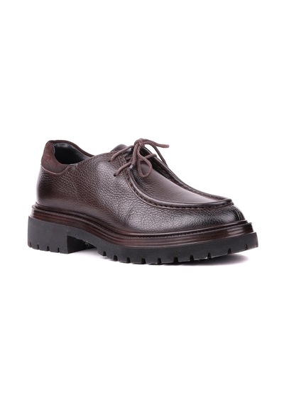 Shoetyle - Kahverengi Hakiki Deri Bağcıklı Günlük Erkek Ayakkabı 115-k600-1443 Kahve Rengi Shoetyle - Kahverengi Hakiki Deri Bağcıklı Günlük Erkek Ayakkabı 115-k600-1443 Kahve Rengi
