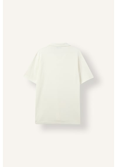 Defacto Regular Fit Kısa Kollu Düğmesiz Basic Polo Tişört I4641ax26auwt32 Beyaz-wt32