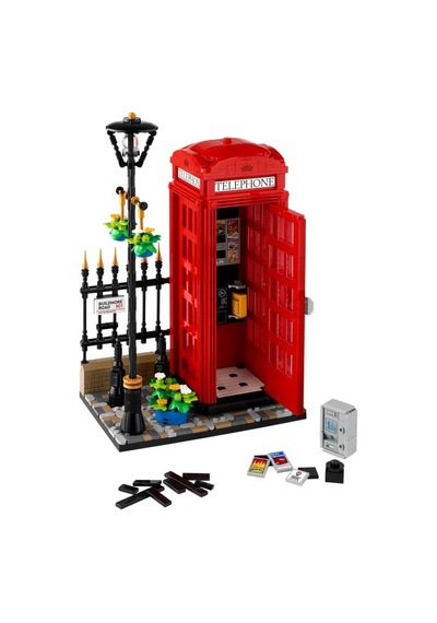 21347 Ideas Kırmızı Londra Telefon Kulübesi