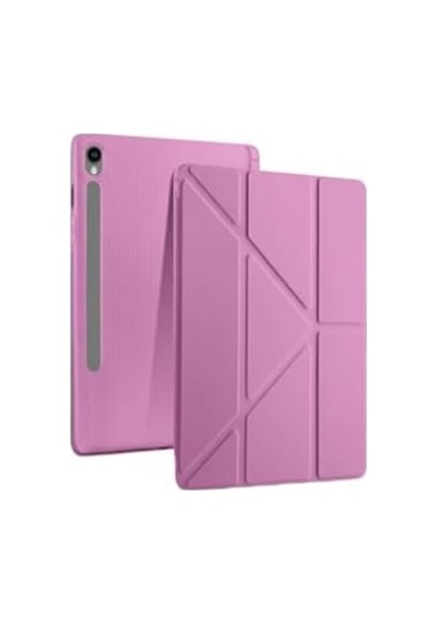 Galaxy Tab S9 Fe/s10 Fe/s10 Lite 10.9 Ile Uyumlu Kalem Bölmeli Katlanabilir Standlı Koruyucu Kılıf, Smoke Purple