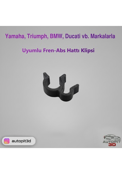 Yamaha / Triumph / Bmw / Ducati Uyumlu Fren-abs Hattı Klipsi