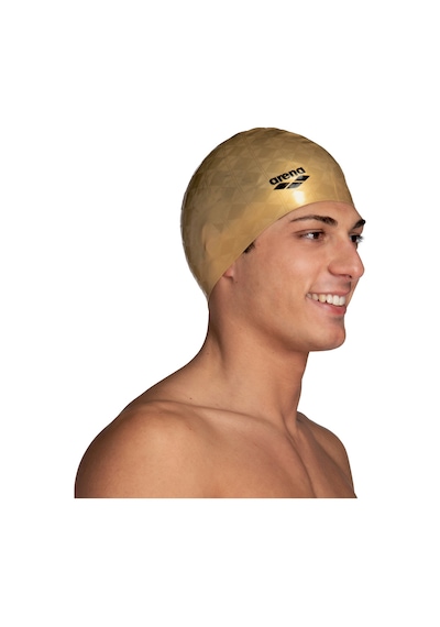 ARENA ALTIN SARI YÜZÜCÜ SİLİKON BONE ICONS TEAM STRIPE CAP 001463113 YZM Çok Renkli