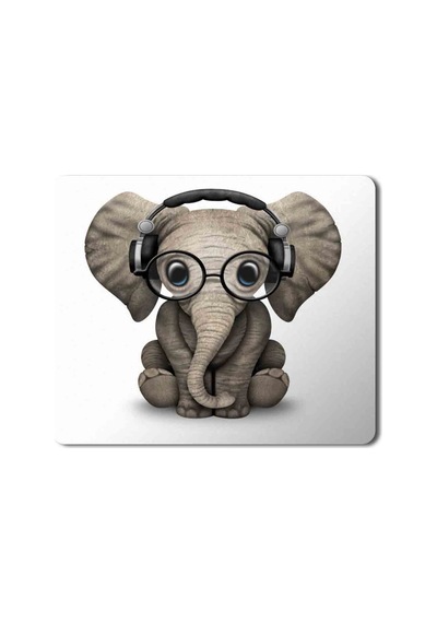 Elephant Fil 2 Baskılı Mousepad Mouse Pad