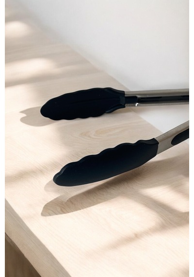 Silikon Servis Yemek Maşası - 23cm
