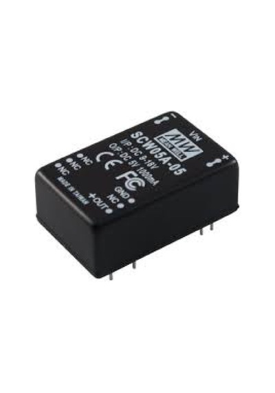 Meanwell Scw08a-05 ,9..18vdc 5vdc/1.6a Dc-dc Konverter