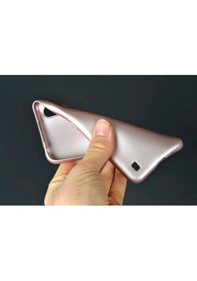 Galaxy A01 Kılıf Zore Premier Silikon Kapak Saks Mavi