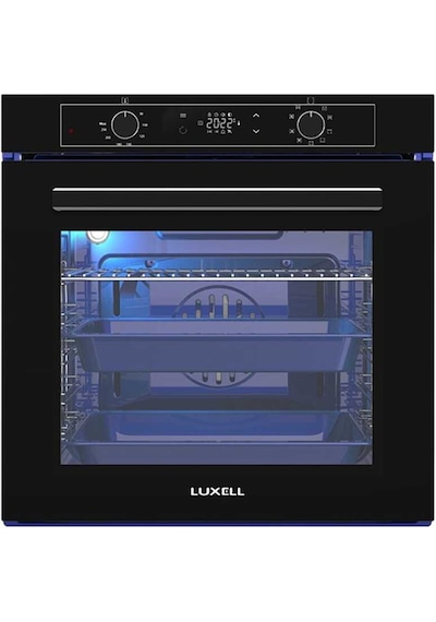 Luxell A68-SGF-OC88-DA6-835 Platinum Siyah Ankastre Set