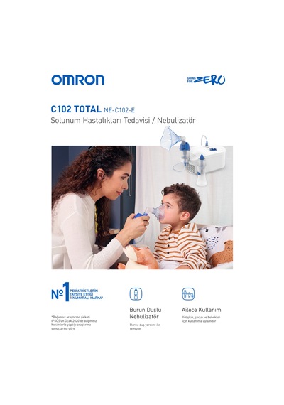 Omron C102 Total Kompresörlü Nebülizatör