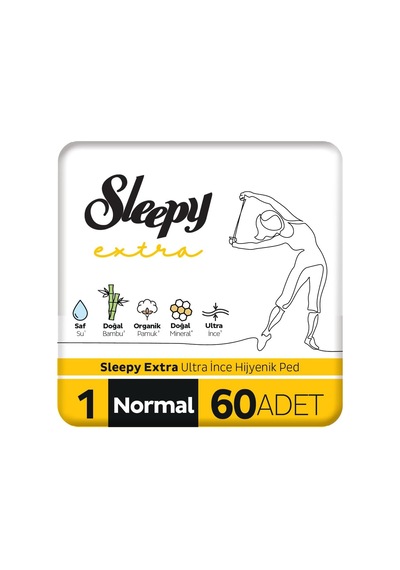 Sleepy Extra Ultra İnce Hijyenik Ped Mega Fırsat Paketi Normal 180 Adet